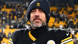 Aaron Rodgers #8 of the Pittsburgh Steelers.