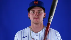 Carson Benge #93 of the New York Mets poses for a photo.