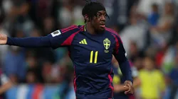 Anthony Elanga of Sweden