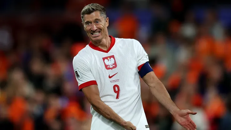 Robert Lewandowski of Poland