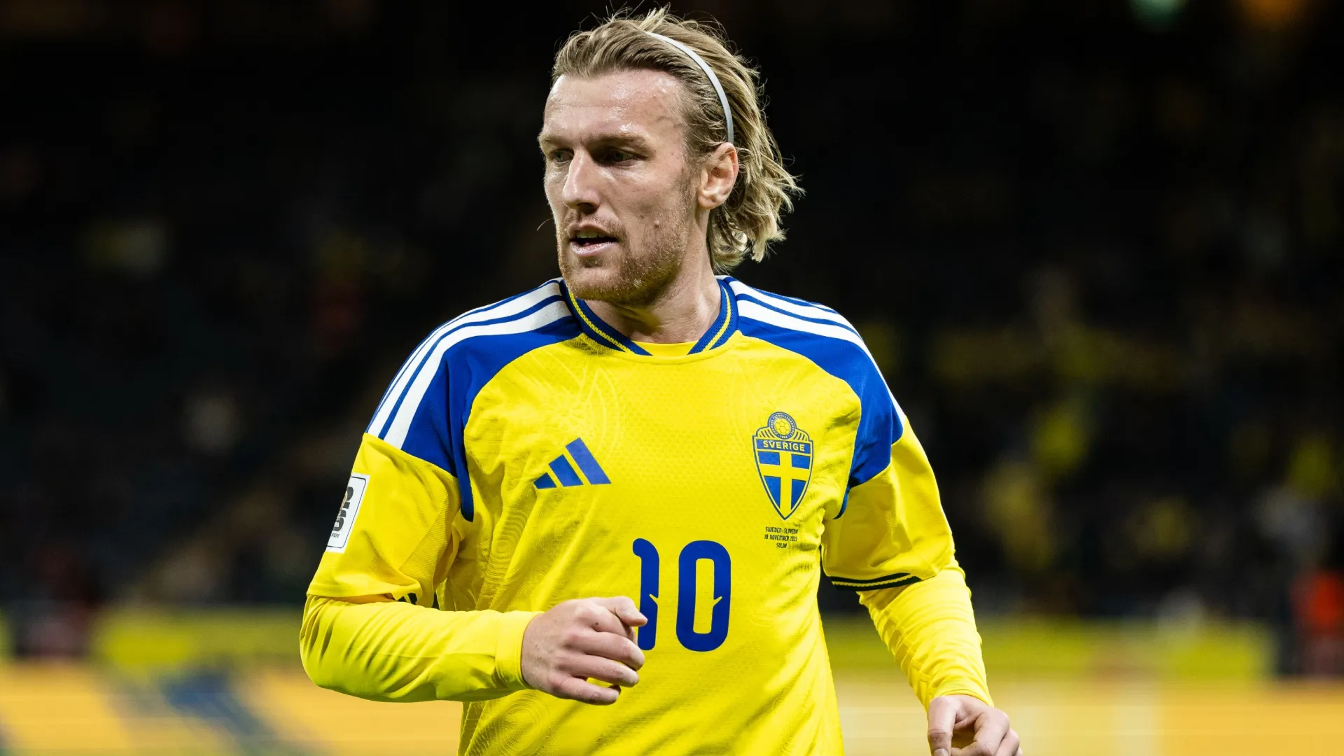 Emil Forsberg of Sweden during the FIFA World Cup 2026 qualifier match in 2025 (Source: Michael Campanella/Getty Images)