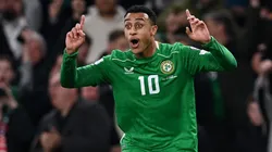 Adam Idah of Republic of Ireland during the FIFA World Cup 2026 qualifier match in 2025.