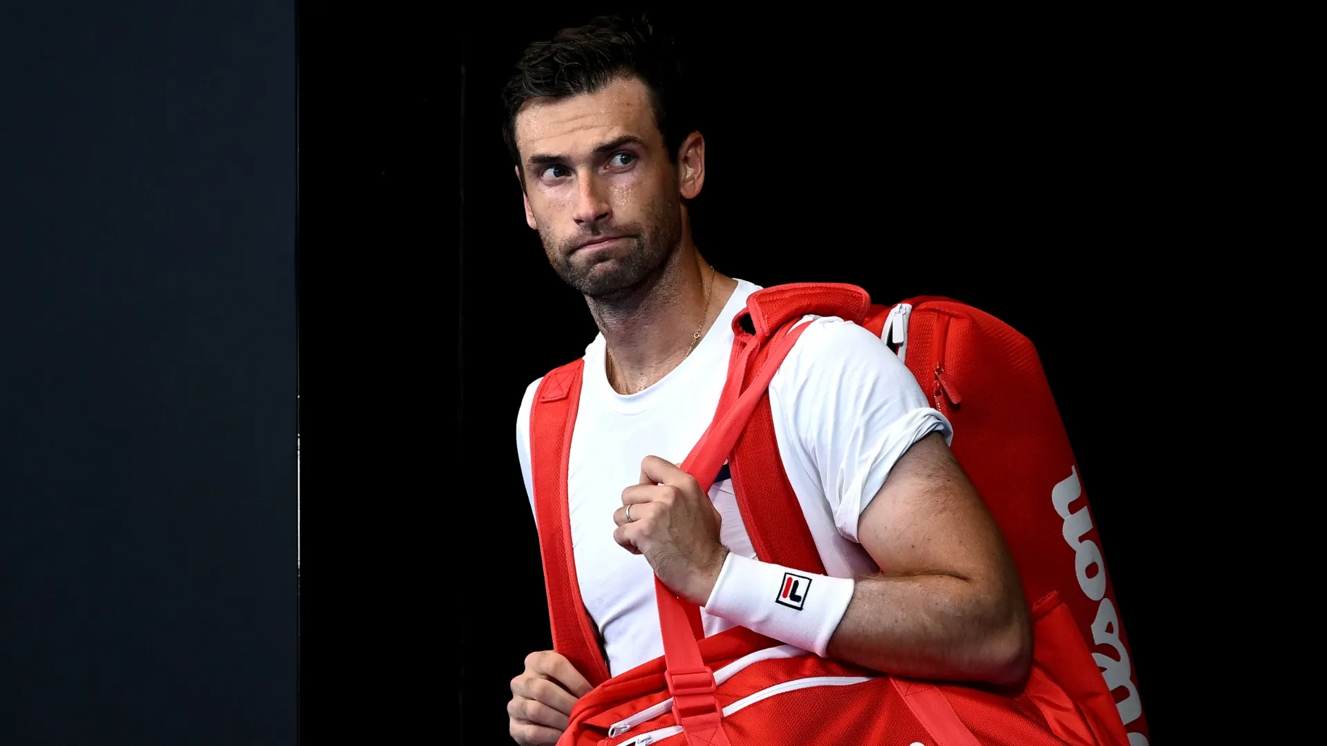 Quentin Halys during day two of the 2026 Brisbane International (Source: Albert Perez/Getty Images)