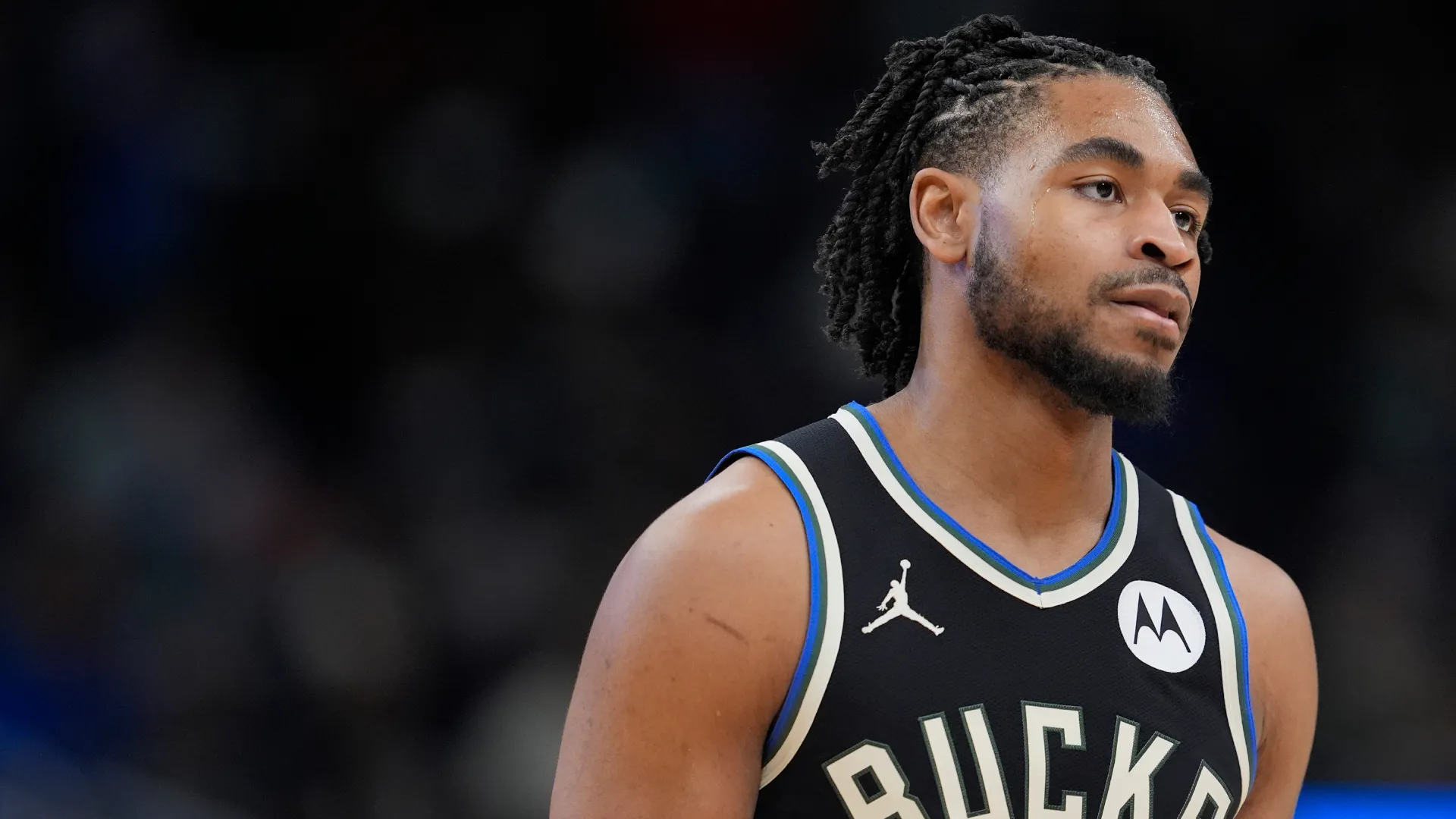 Cam Thomas during a game with the Bucks. (Getty Images)