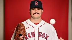 Payton Tolle #70 of the Red Sox poses for a picture.