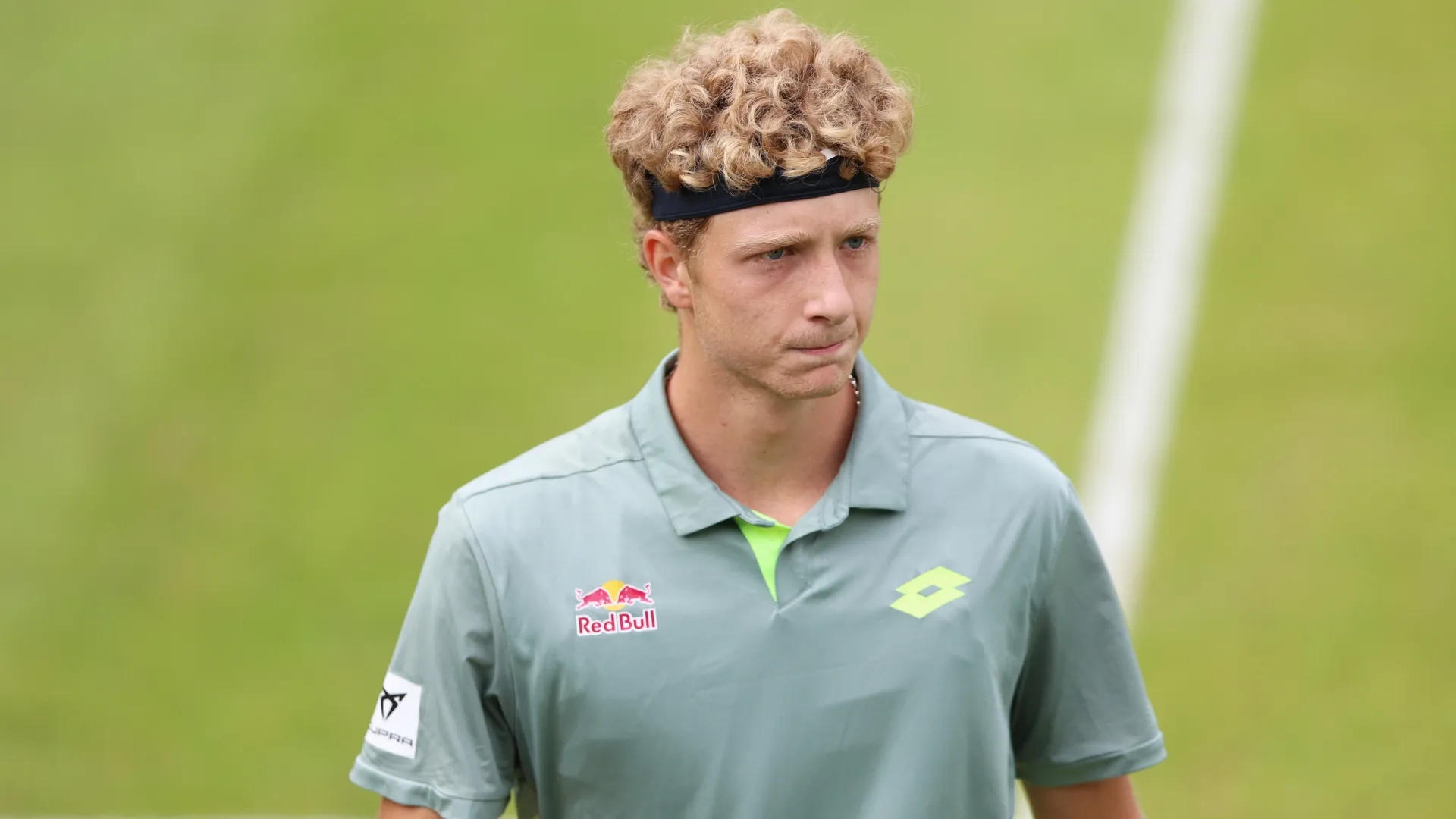 Martin Landaluce during the Men’s Round of 32 match on Day Two of the Lexus Birmingham Open (Source: Cameron Smith/Getty Images for LTA)