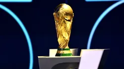 The FIFA World Cup trophy.