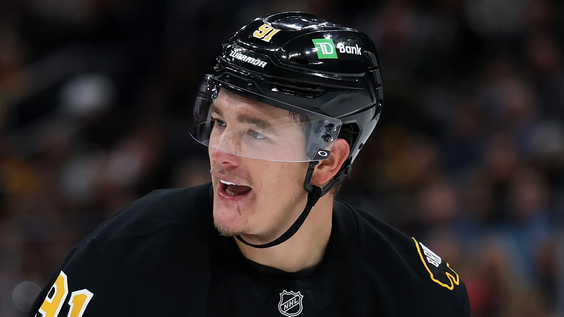 Nikita Zadorov of the Bruins