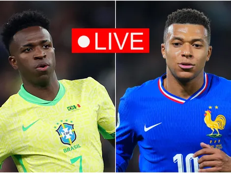Brazil vs France LIVE: 2026 international friendly at Gillette Stadium