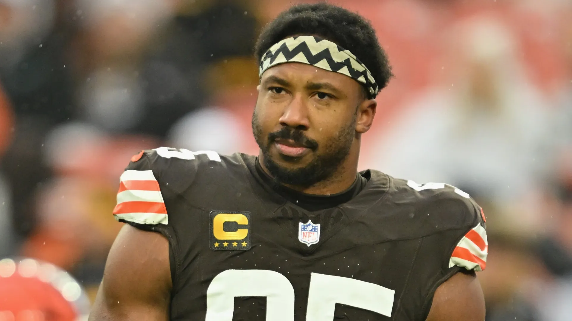 Myles Garrett #95 of the Cleveland Browns