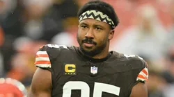 Myles Garrett #95 of the Cleveland Browns