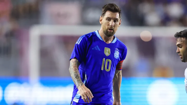 Lionel Messi of Argentina