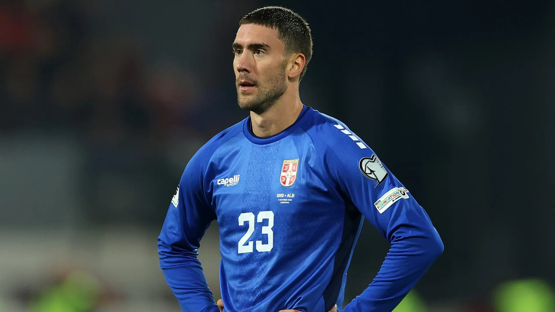 Dusan Vlahovic of Serbia – Srdjan Stevanovic/Getty Images