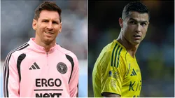 Lionel Messi of Inter Miami and Cristiano Ronaldo of Al Nassr.