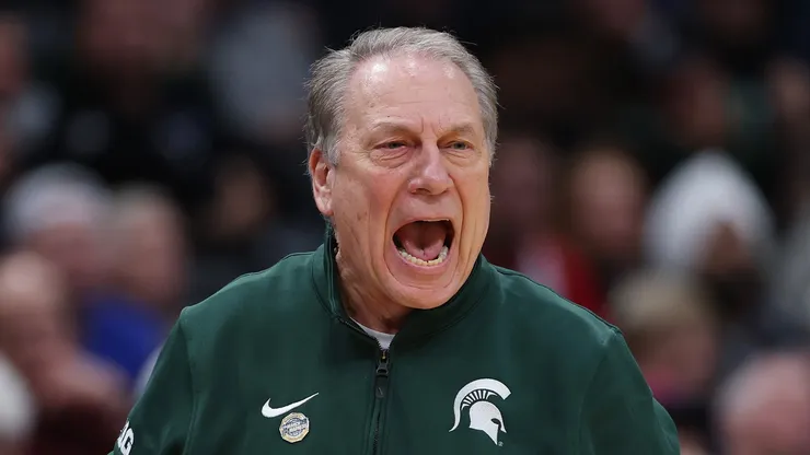 Head coach Tom Izzo of the Michigan State Spartans