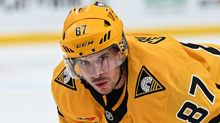 Sidney Crosby with the Penguins