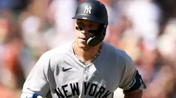 Aaron Judge #99 of the New York Yankees rounds the bases.