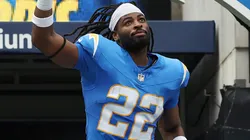 Najee Harris #22 of the Los Angeles Chargers