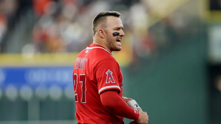Mike Trout of the Los Angeles Angels