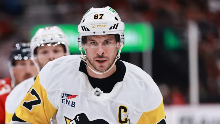 Sidney Crosby with the Penguins