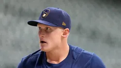Andrew Vaughn of the Milwaukee Brewers