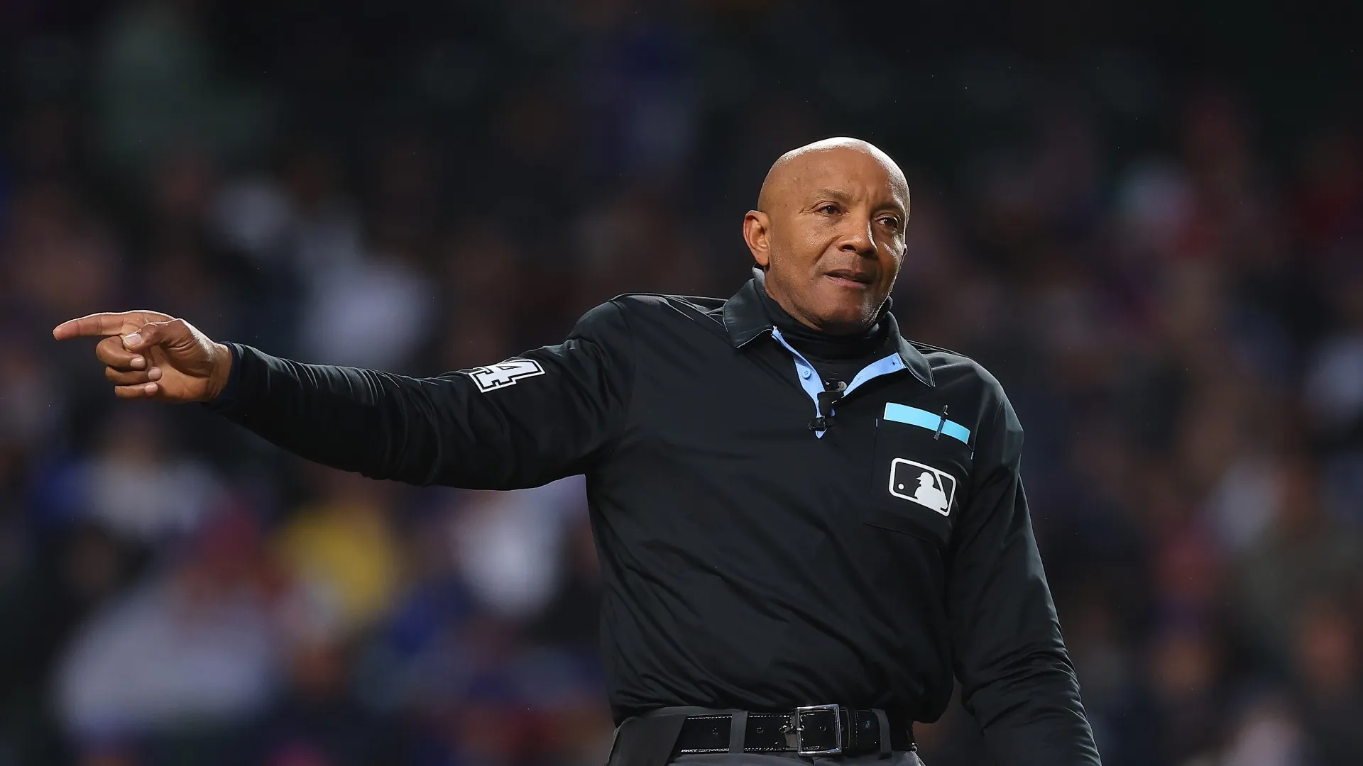 Umpire CB Bucknor in 2023