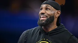 LeBron James #23 of the Los Angeles Lakers.