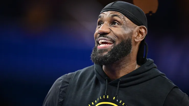 LeBron James #23 of the Los Angeles Lakers.