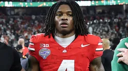 Jeremiah Smith #4 of the Ohio State Buckeyes.