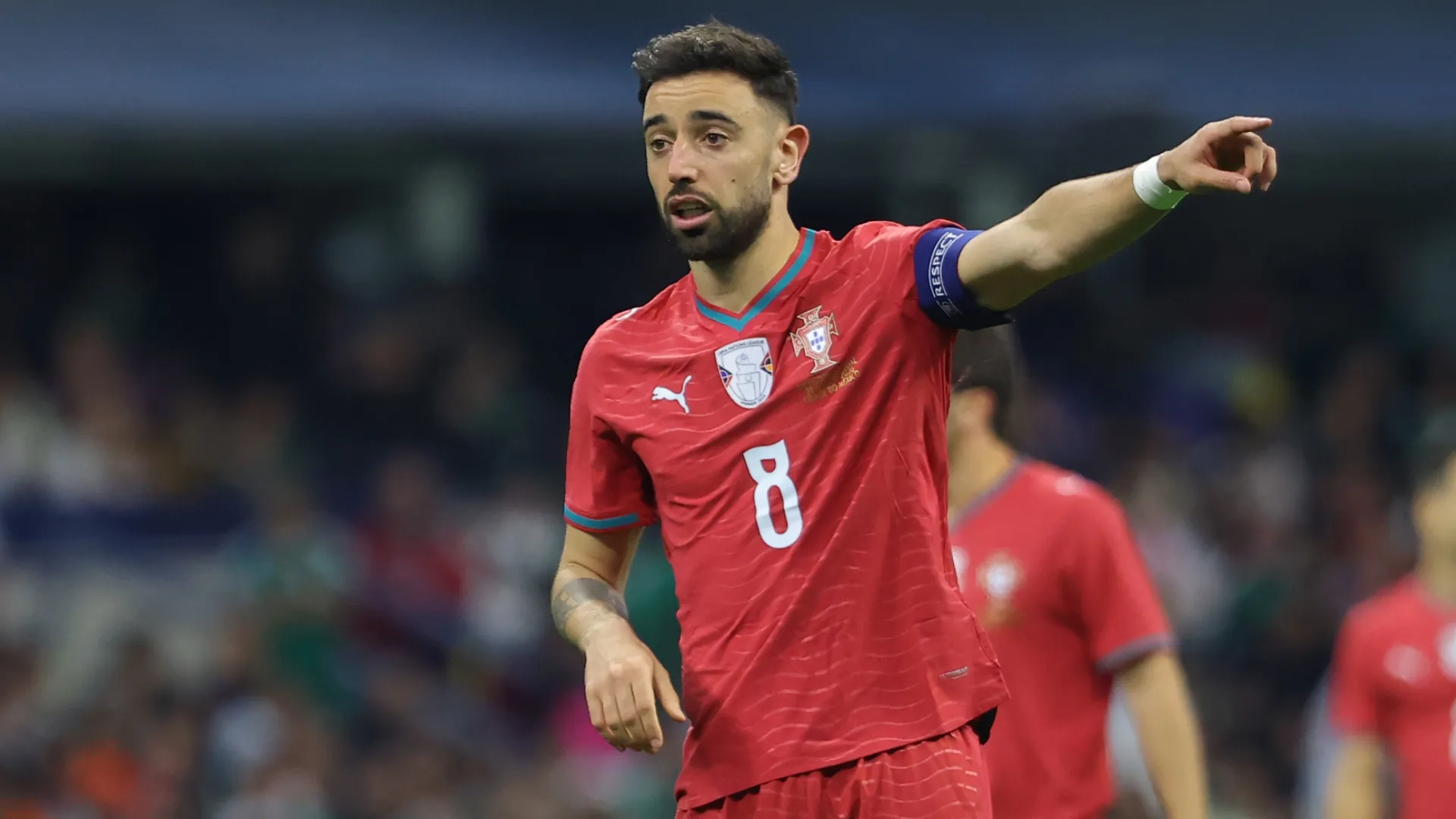 Bruno Fernandes of Portugal – Agustin Cuevas/Getty Images
