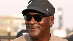 Michael Jordan, NBA Hall of Famer and co-owner of 23XI Racing looks on.