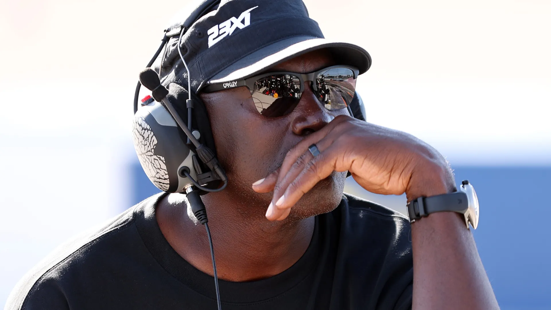 Michael Jordan thinking