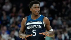 Anthony Edwards #5 of the Minnesota Timberwolves in 2026.