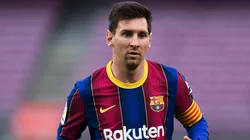 Lionel Messi during a game with Barcelona.