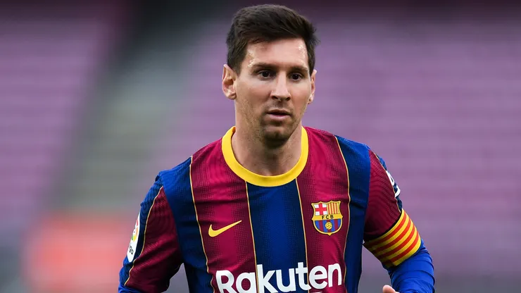 Lionel Messi during a game with Barcelona.