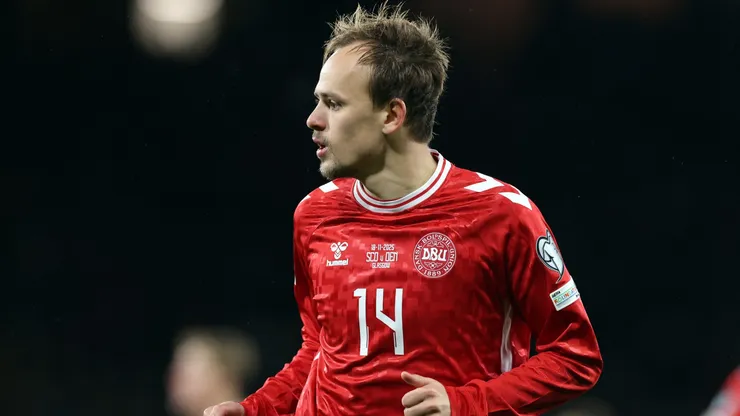Mikkel Damsgaard of Denmark