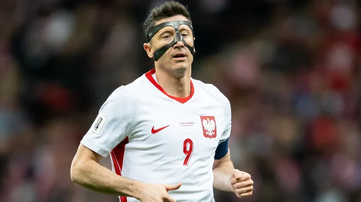 Robert Lewandowski of Poland