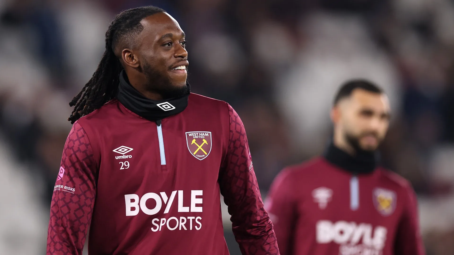 Aaron Wan-Bissaka of DR Congo in a game with West Ham – Julian Finney/Getty Images