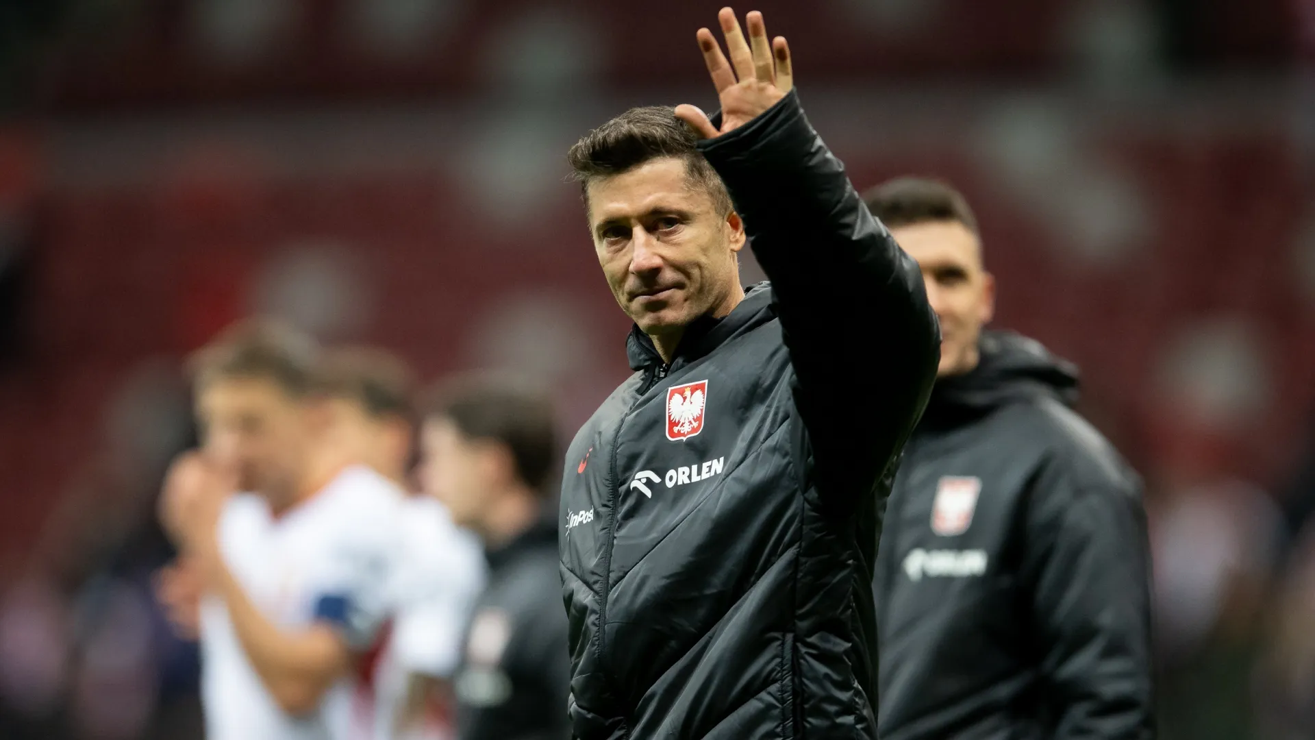Robert Lewandowski during the FIFA World Cup 2026 European Qualifiers KO play-offs match (Source: Mateusz Slodkowski/Getty Images)
