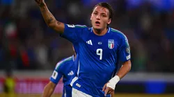 Mateo Retegui of Italy during a FIFA World Cup 2026 qualifier match.