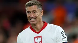 Robert Lewandowski at De Kuip in Rotterdam, Netherlands.