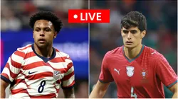 Weston McKennie of USA and Antonio Silva of Portugal