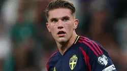 Viktor Gyokeres of Sweden at Stozice Stadium