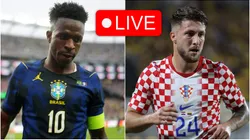 Vinicius Jr. of Brazil and Marco Pasalic of Croatia.