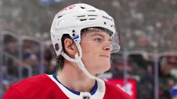 Cole Caufield #13 of the Montreal Canadiens at Scotiabank Arena