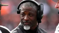 Aaron Glenn at Paycor Stadium in Cincinnati, Ohio.