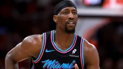 Bam Adebayo #13 of the Miami Heat in action.