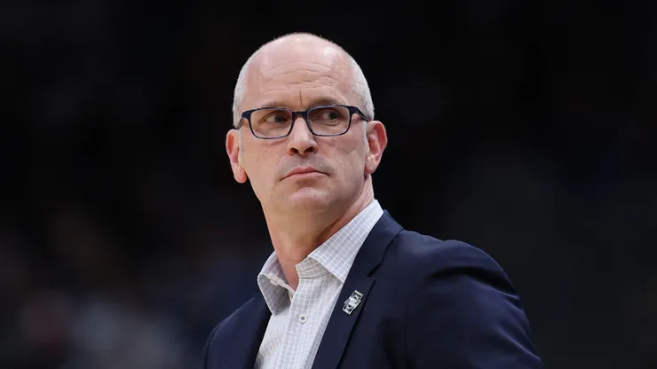 Dan Hurley at Capital One Arena in Washington, DC.