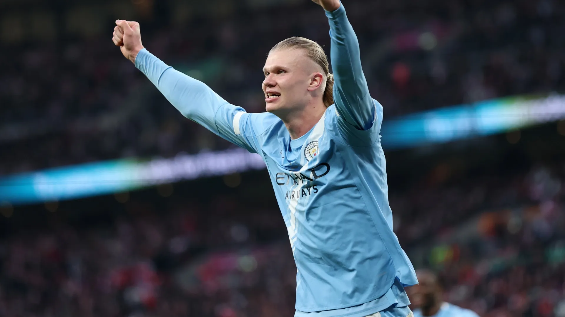 Erling Haaland of Manchester City – Julian Finney/Getty Images