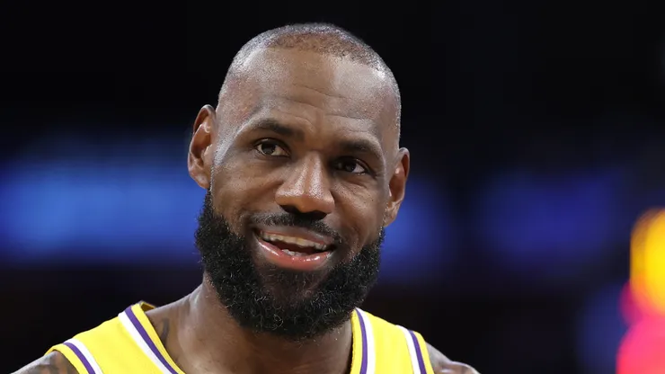 LeBron James of the Los Angeles Lakers